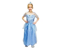 Costume for kids Blue Princess (dress) size 110/120 cm