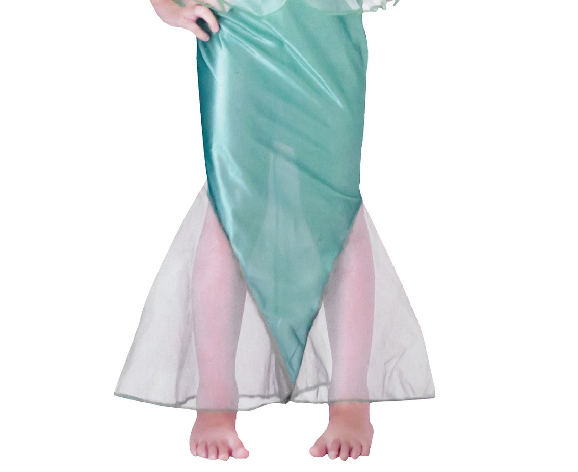 Costume for kids Green Mermaid (dress) size 110/120 cm