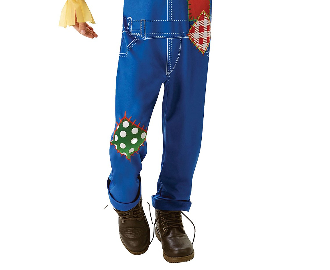 Role play-set for kids Scarecrow (hat, overalls) size 110/120 cm