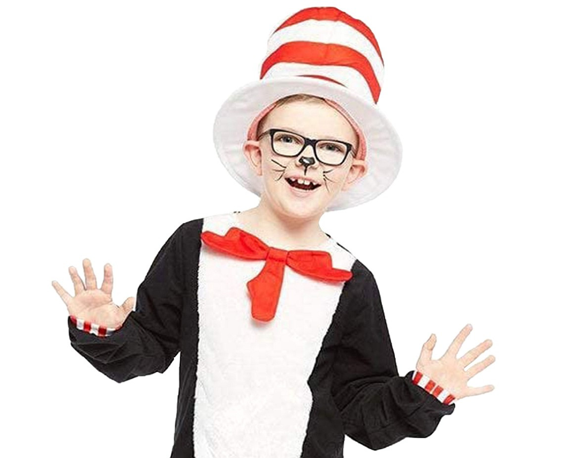 Role play-set for kids Cat boy (hat, overalls) size 110/120 cm