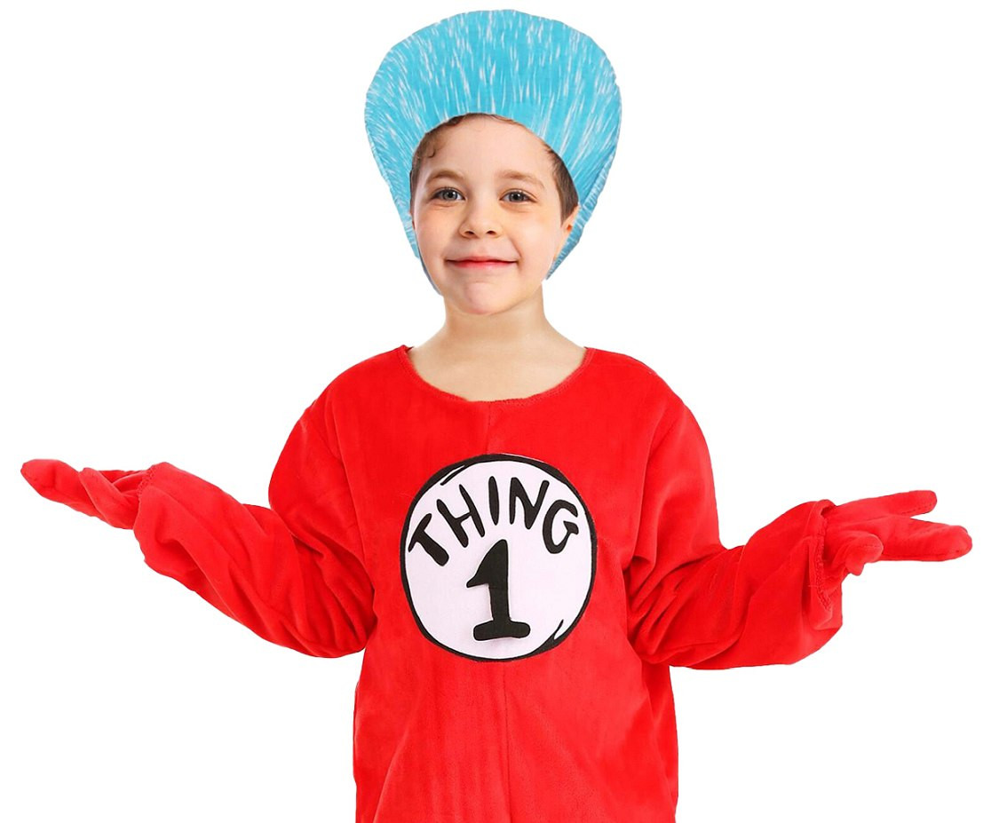 Role play-set for kids Red laughing boy (jumpsuit, gloves) size 110/120 cm