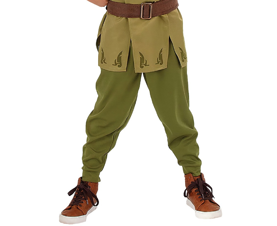 Role play-set for kids Forest hero (hat,shirt, belt, pants) size 130/140 cm