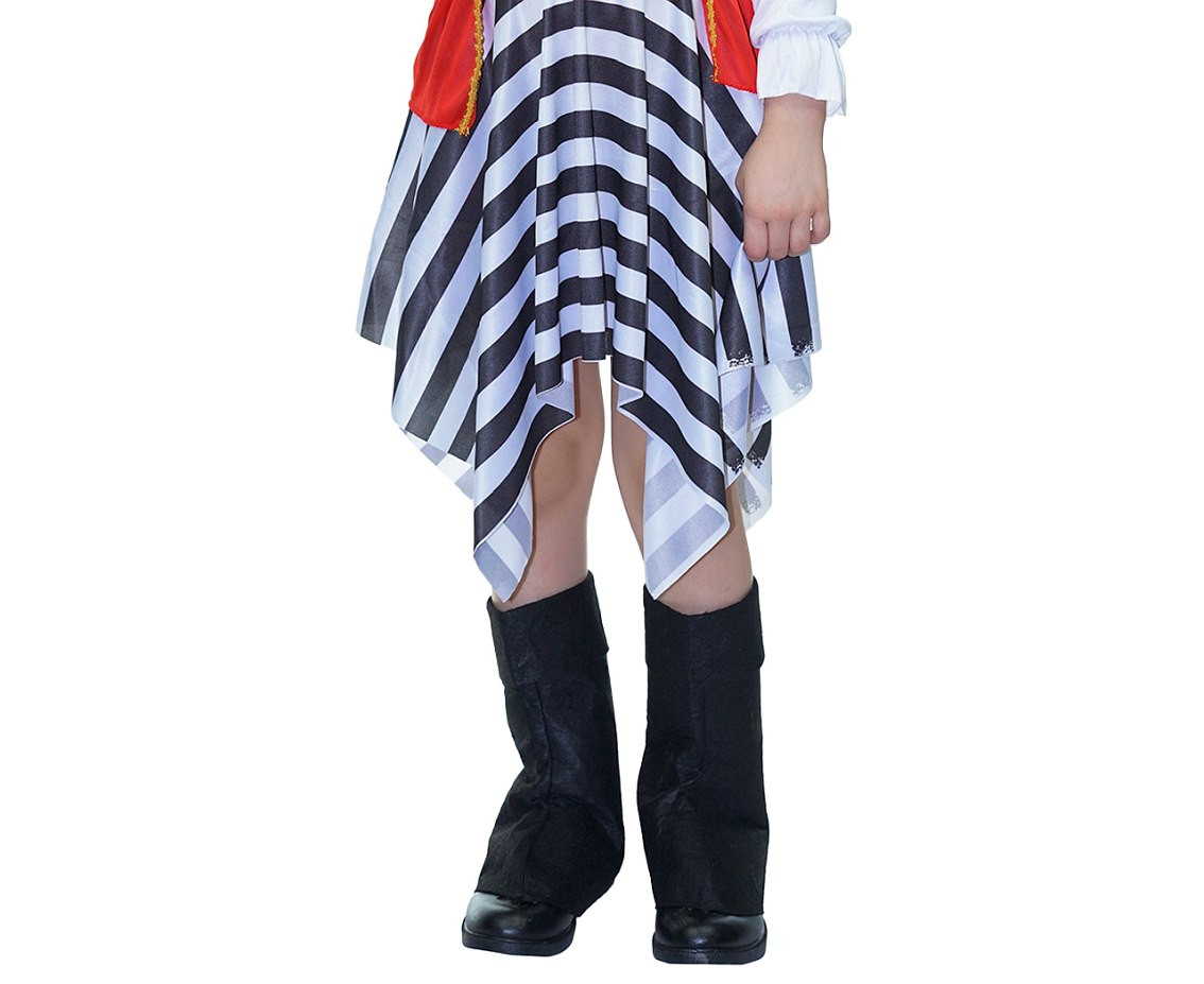 Role play-set for kids Pirate girl (hat, shirt, belt, skirt) size 130/140 cm