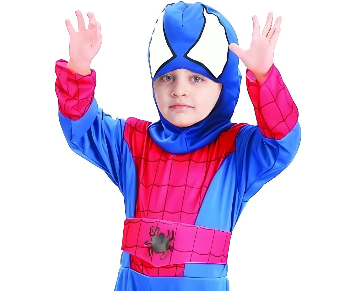 Costume for kids Superhero Spider (jumpsuit) size 110/120 cm