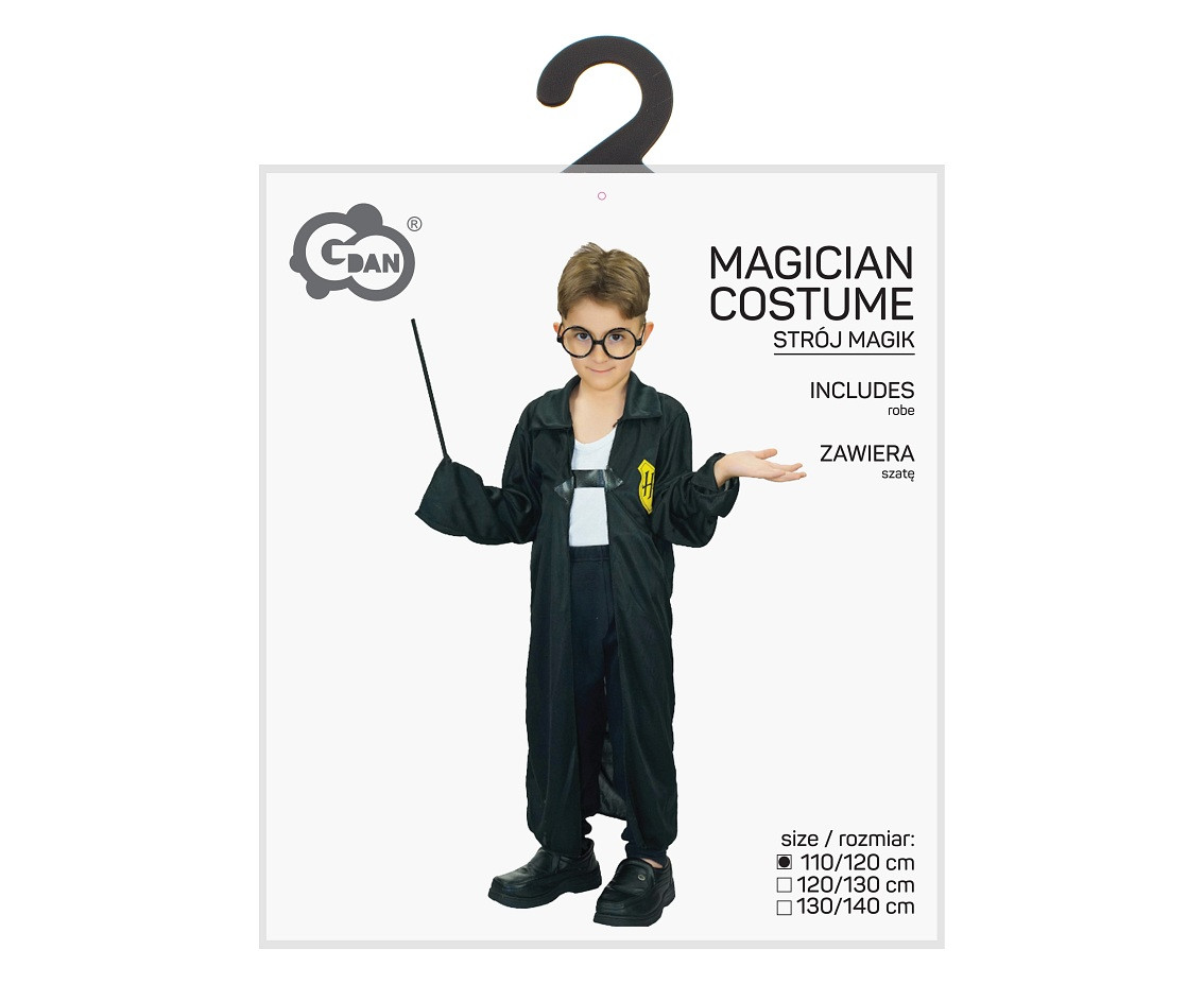 Costume for kids Magician (robe) size 110/120 cm