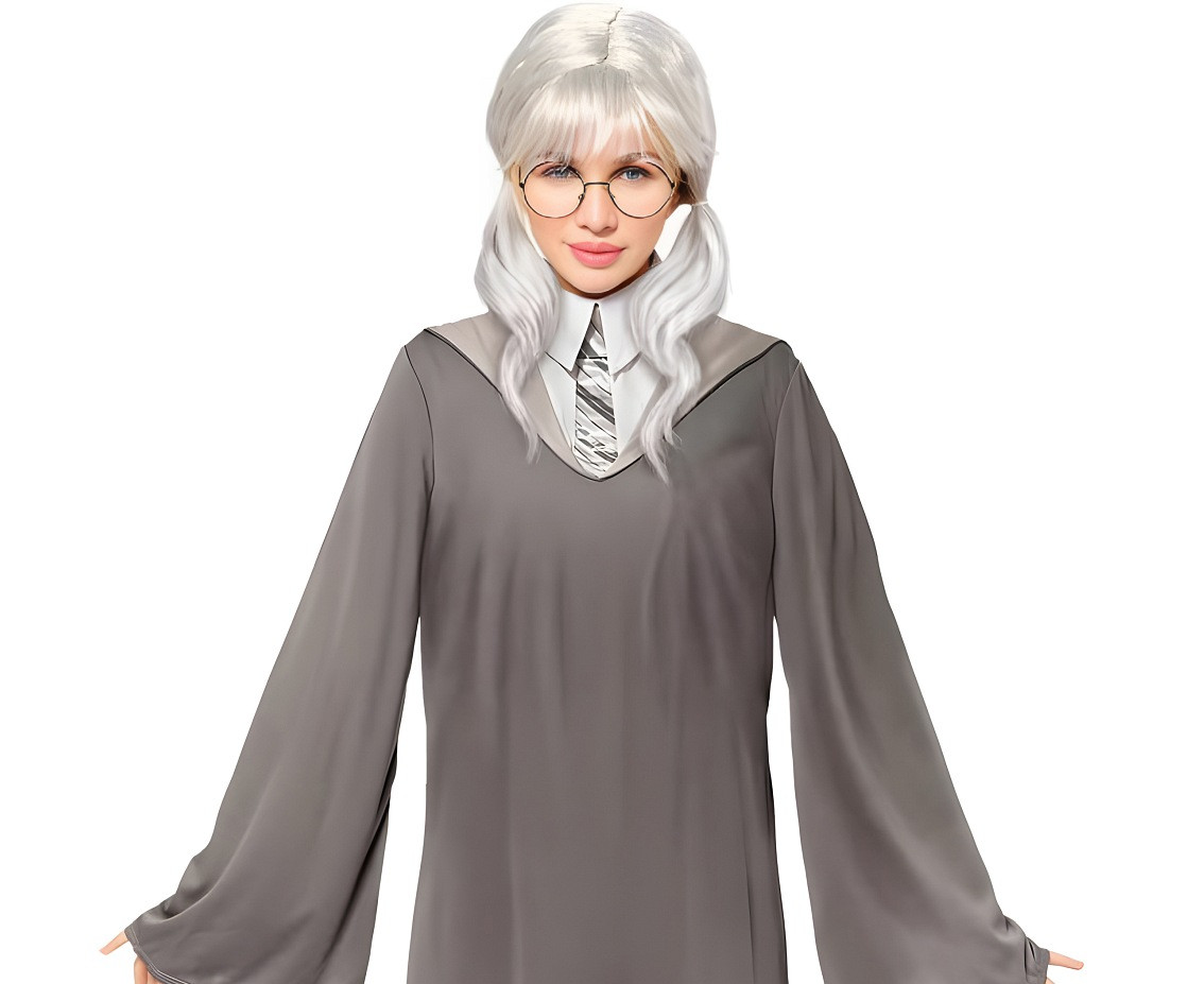 Costume for kids Grey Wizard (dress) size 110/120 cm