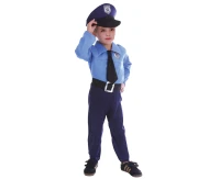Role play-set for kids Policeman (shirt, tie, hat) size 130/140 cm