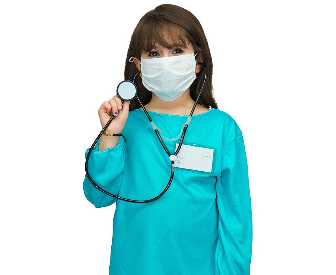 Role play-set for kids Nurse (shirt, pants, mask) size 130/140 cm
