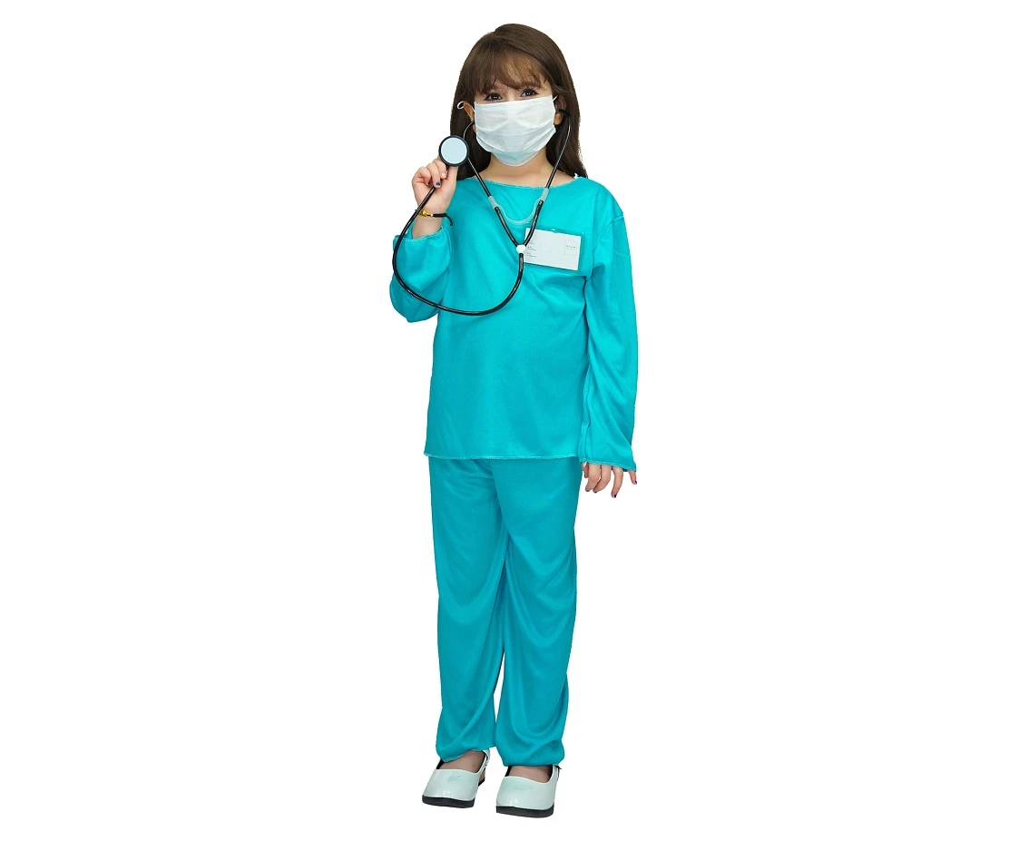 Role play-set for kids Nurse (shirt, pants, mask) size 130/140 cm