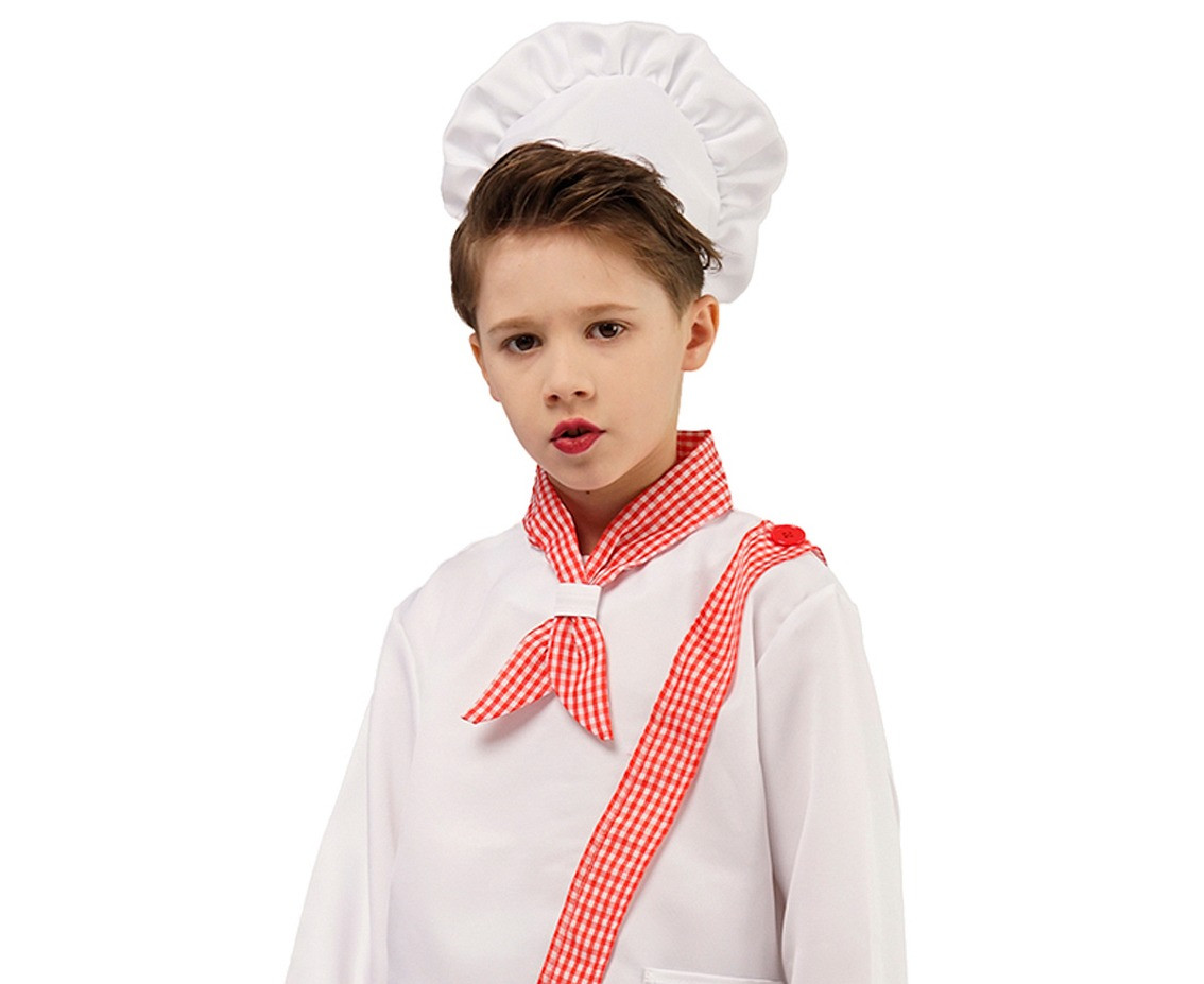 Role play-set for kids Cook (hat, top) size 110/120 cm