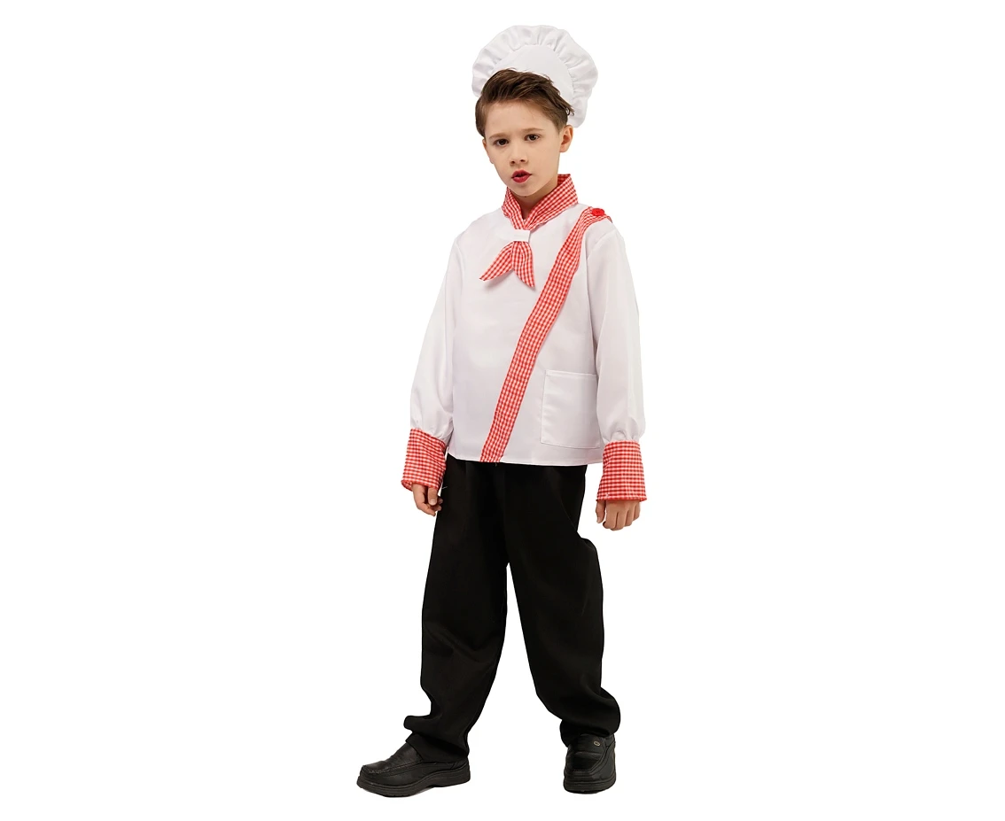 Role play-set for kids Cook (hat, top) size 110/120 cm