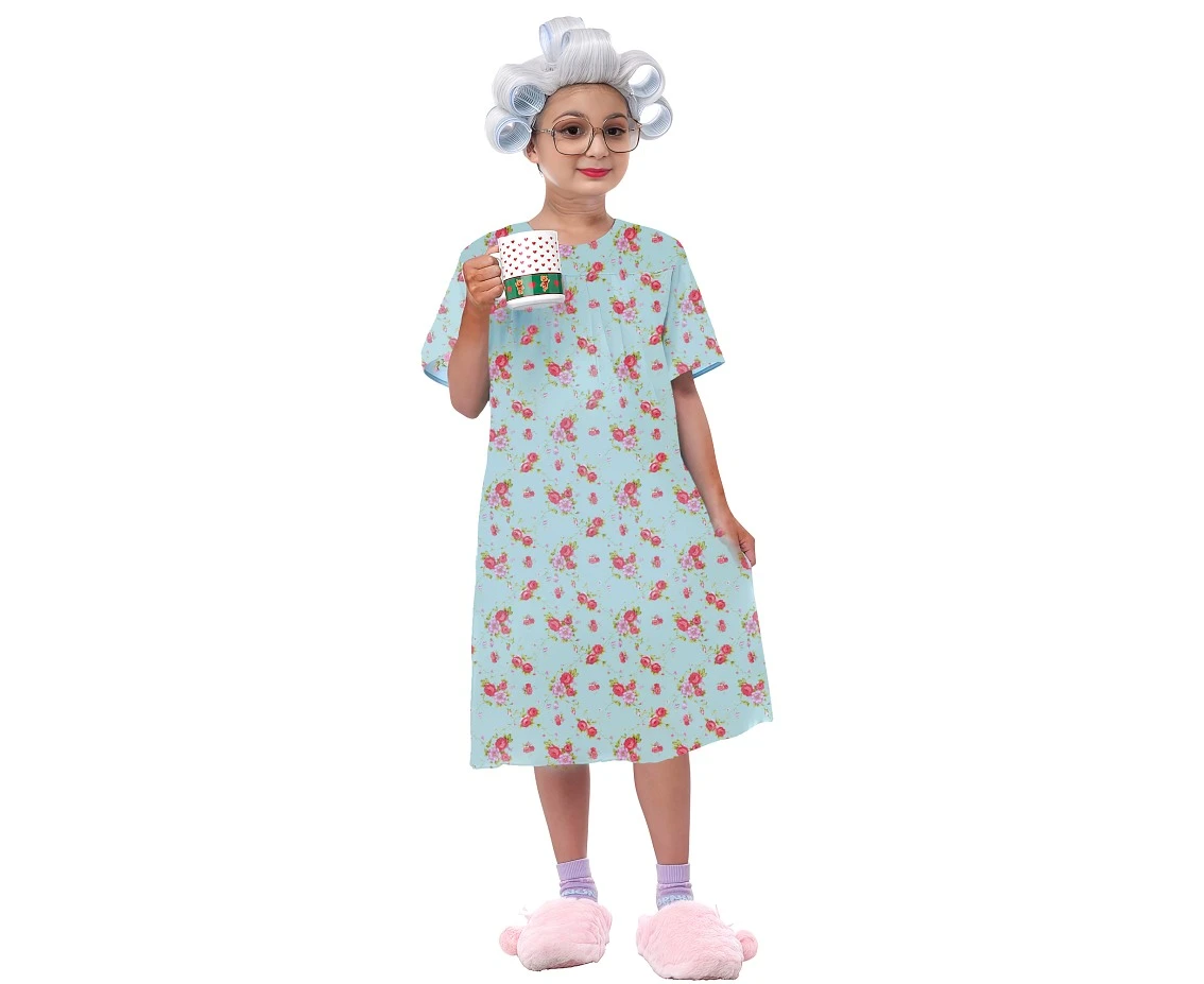Costume for kids Old woman (dress) size 130/140 cm