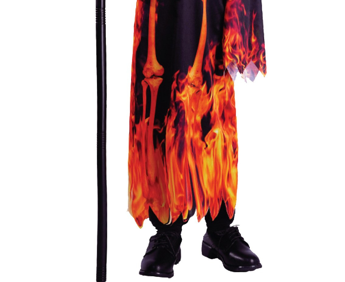 Costume for kids Burning Devil (robe with hood) size 110/120 cm