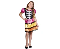 Costume for kids Colorful Bonehead (dress) size 110/120 cm