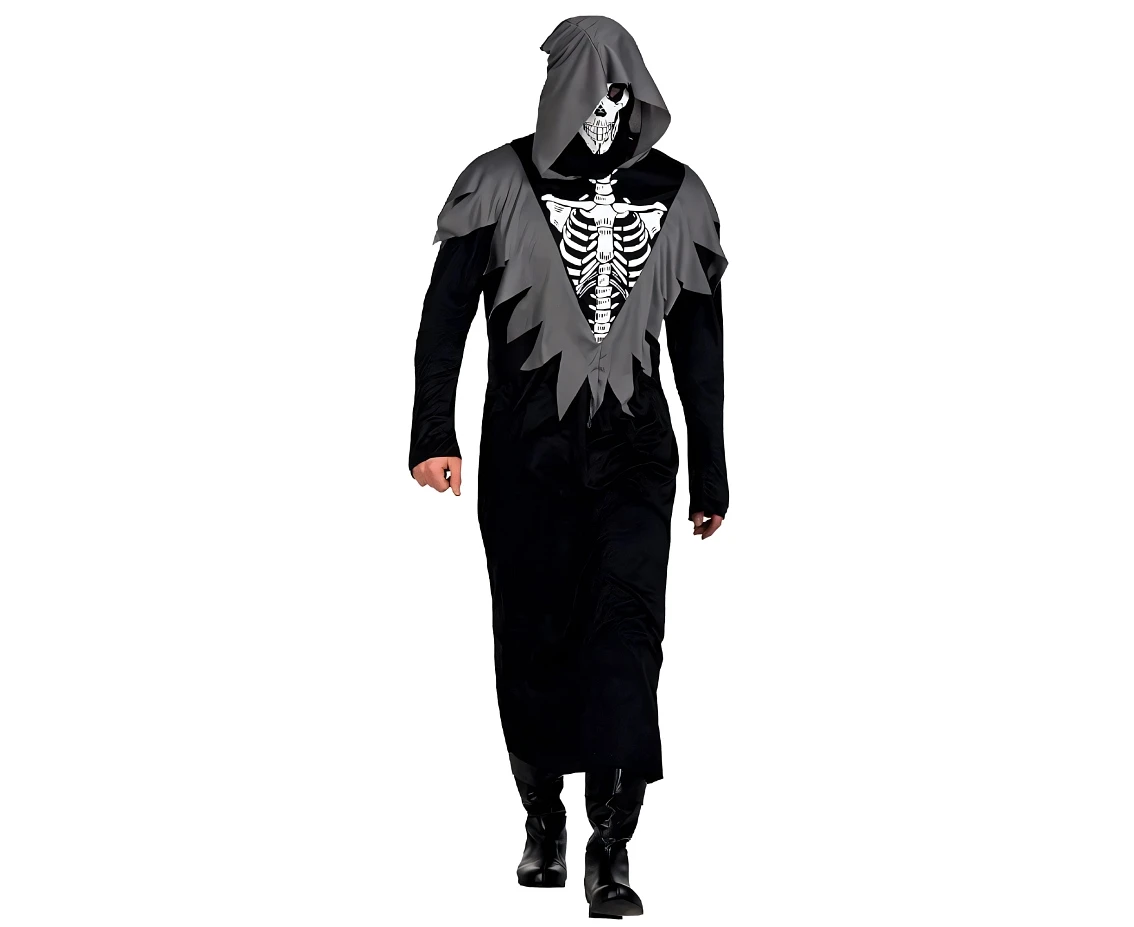 Role play-set for adult Dark Reaper (hood, robe) one size