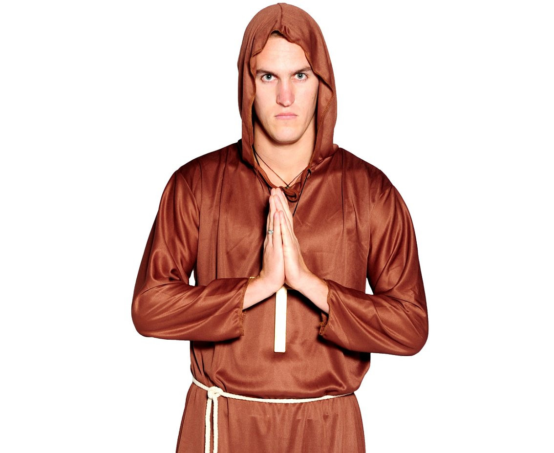 Role play-set for adult Religious (robe, belt) one size