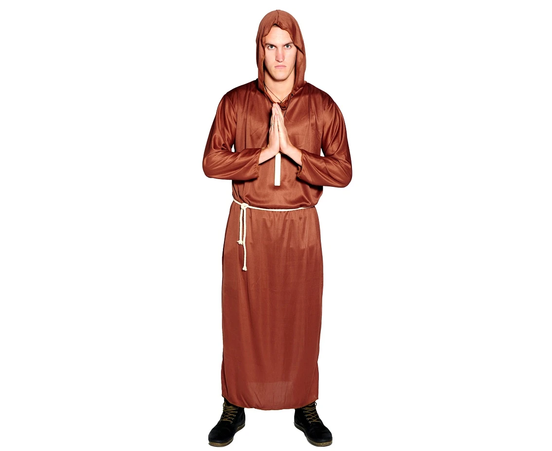 Role play-set for adult Religious (robe, belt) one size