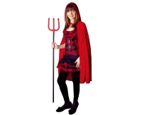 Role play-ser for adults Devil (dress, cape) one size