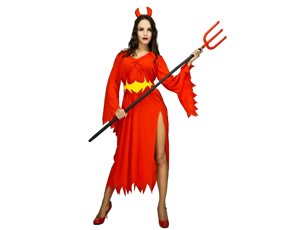 Role play-set for adult Sensual Devil (headband, dress) one size