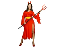 Role play-set for adult Sensual Devil (headband, dress) one size