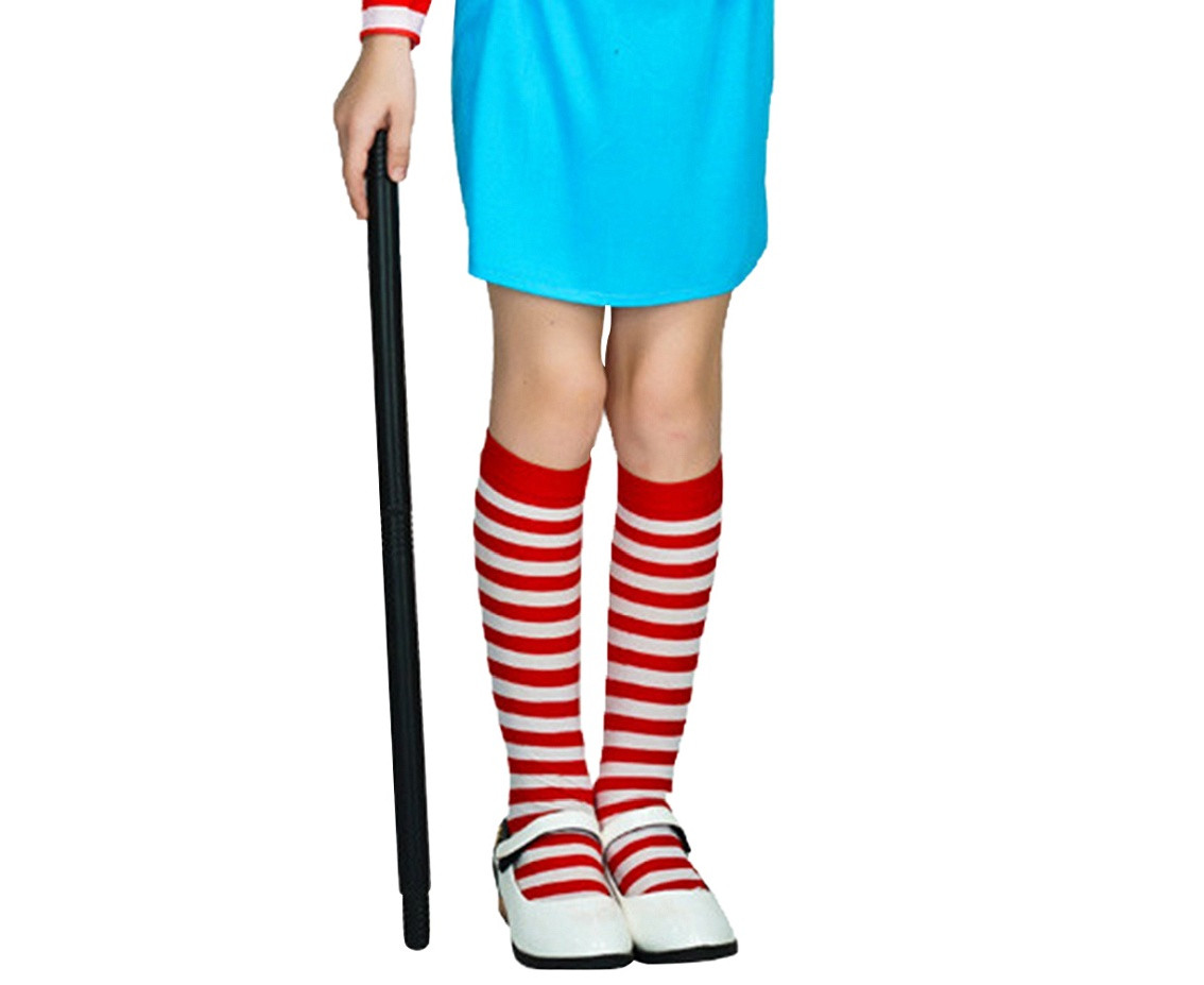 Role play-set for kids Curious Girl (hat, glasses, top, trouser, stockings) size 110/120 cm