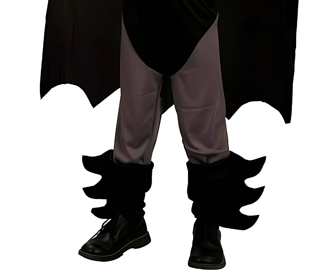 Role play-set for kids Superhero Bat (cape with hood, mask) size 130/140 cm