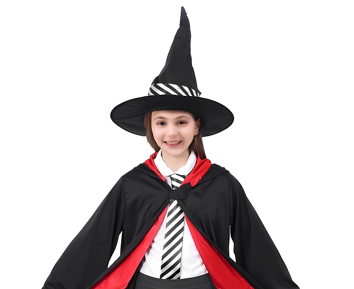 Role play-set for kids Sorcerer (hat, cape) size 130/140 cm