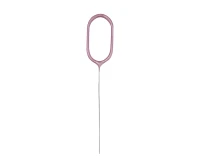 Sparklers, pink number 0