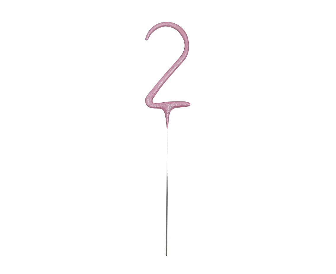 Sparklers, number 2, pink