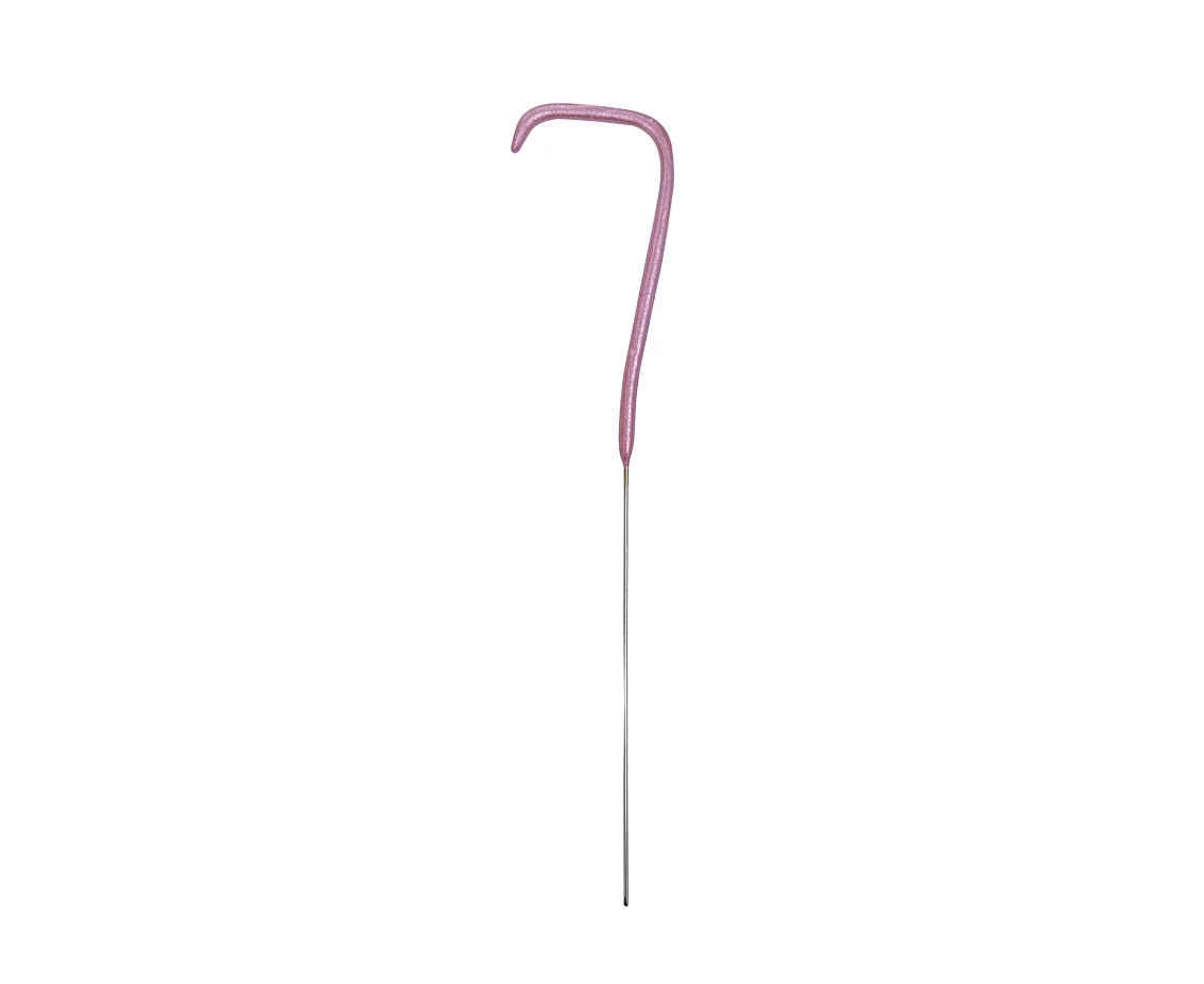 Sparklers, pink number 7