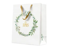 PAW First Communion gift bag, square, 26x33x5 cm