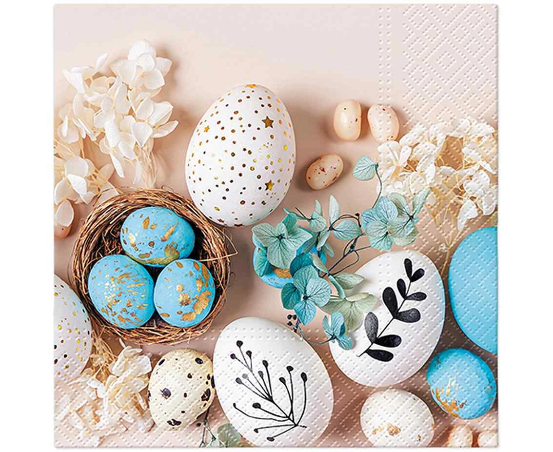 PAW Paper napkins Easter, Easter eggs, 33x33 cm, 20 pcs.