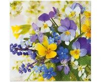 PAW Paper napkins Spring flowers, 33x33 cm, 20 pcs.