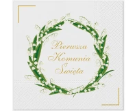 PAW Paper napkins First Holy Communion, 33x33 cm, 20 pcs.