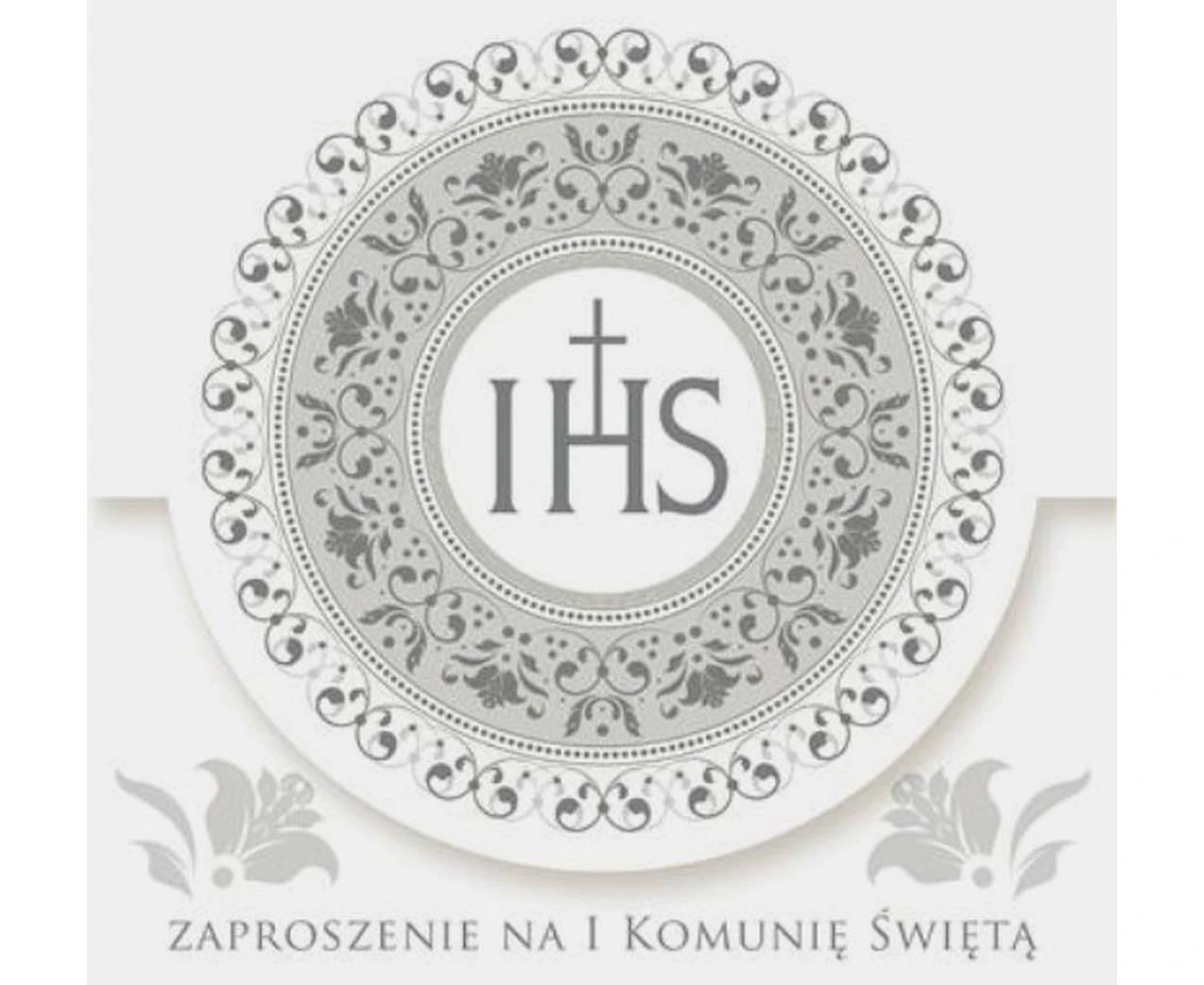 POLMAK Square invitation ZKW 120x120 Communion no. 39973 Children''s - Boy, Girl, Religion, Silver, 10 pcs.