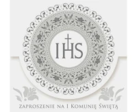POLMAK Square invitation ZKW 120x120 Communion no. 39973 Children''s - Boy, Girl, Religion, Silver, 10 pcs.
