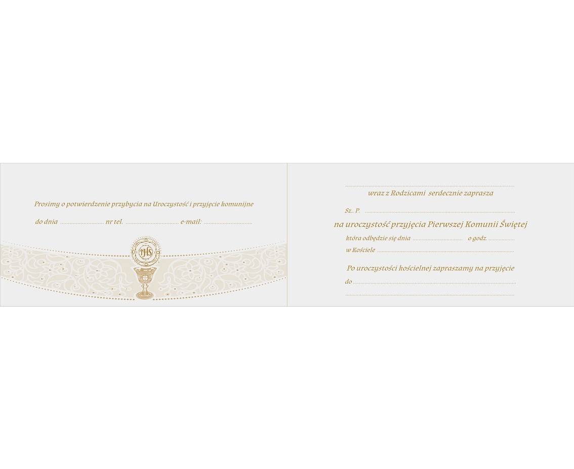 Invitation card First Communion