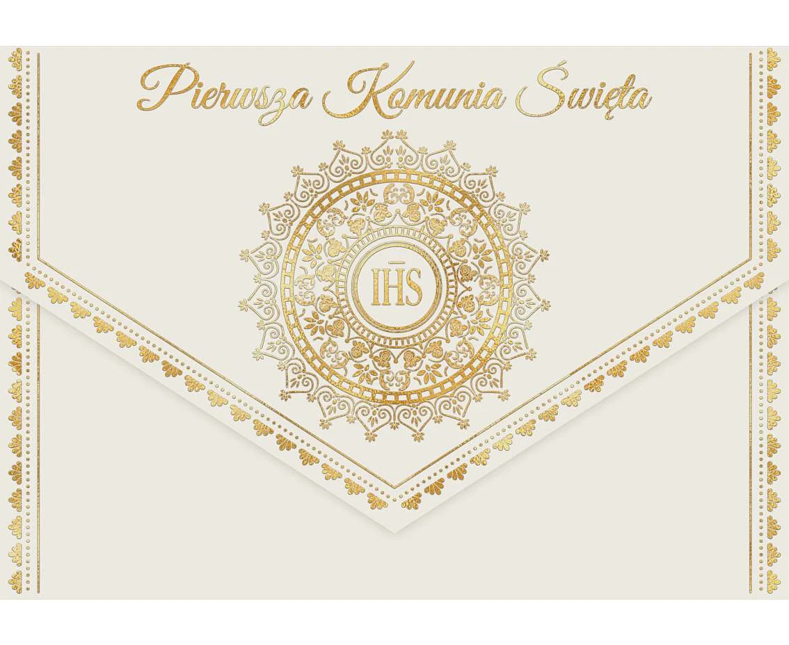 Greeting card A5 Holy Communion card, 1 pc.