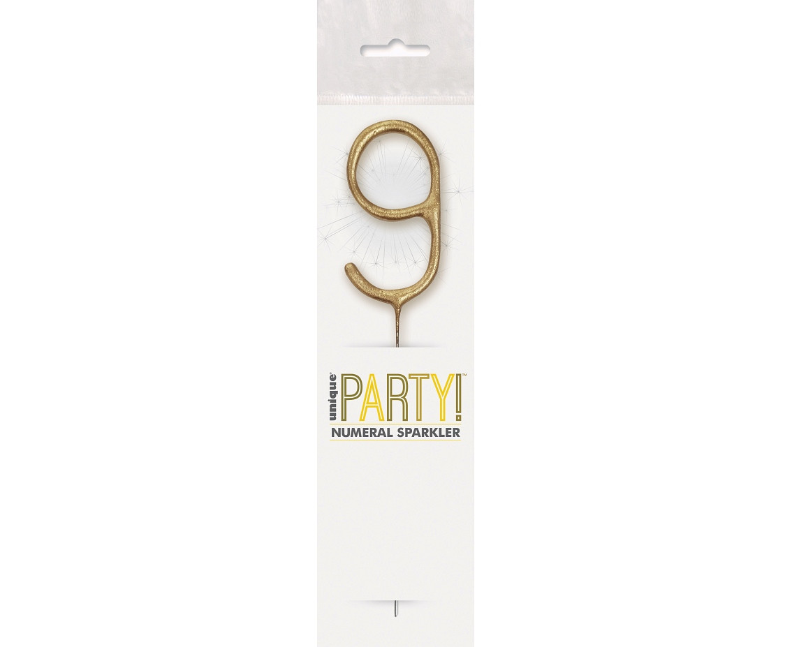 Sparklers, number 9 gold