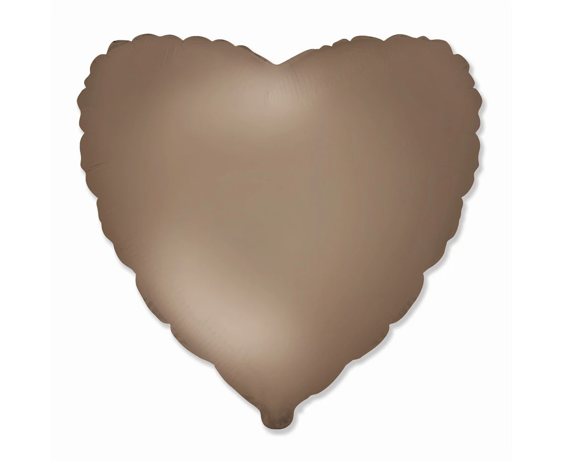 18" FX Foil Balloon - Heart (Matte Starlight Gold)