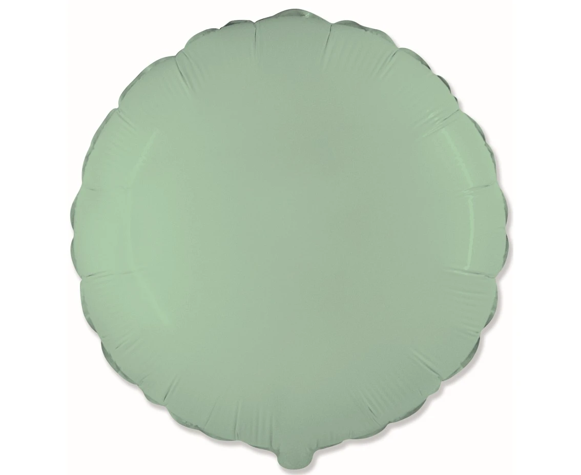 18" FX Foil Balloon - Round (matte Mint) EOL