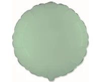 18" FX Foil Balloon - Round (matte Mint) EOL
