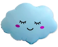 Foil Balloon 24" FX - Cloud (Matte Baby Blue) EOL