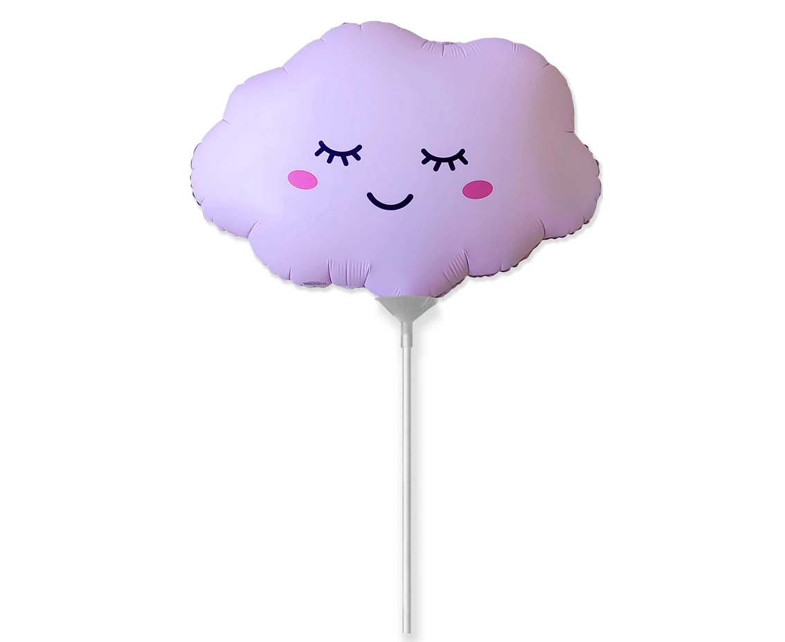 14" FX foil balloon - Cloud (matte pink)