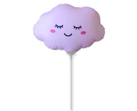 14" FX foil balloon - Cloud (matte pink)
