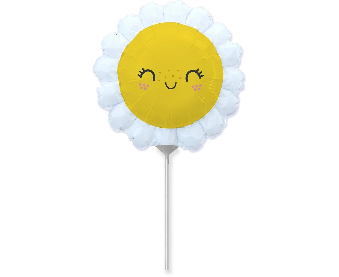 Foil Balloon 14" FX - Smiling Daisy