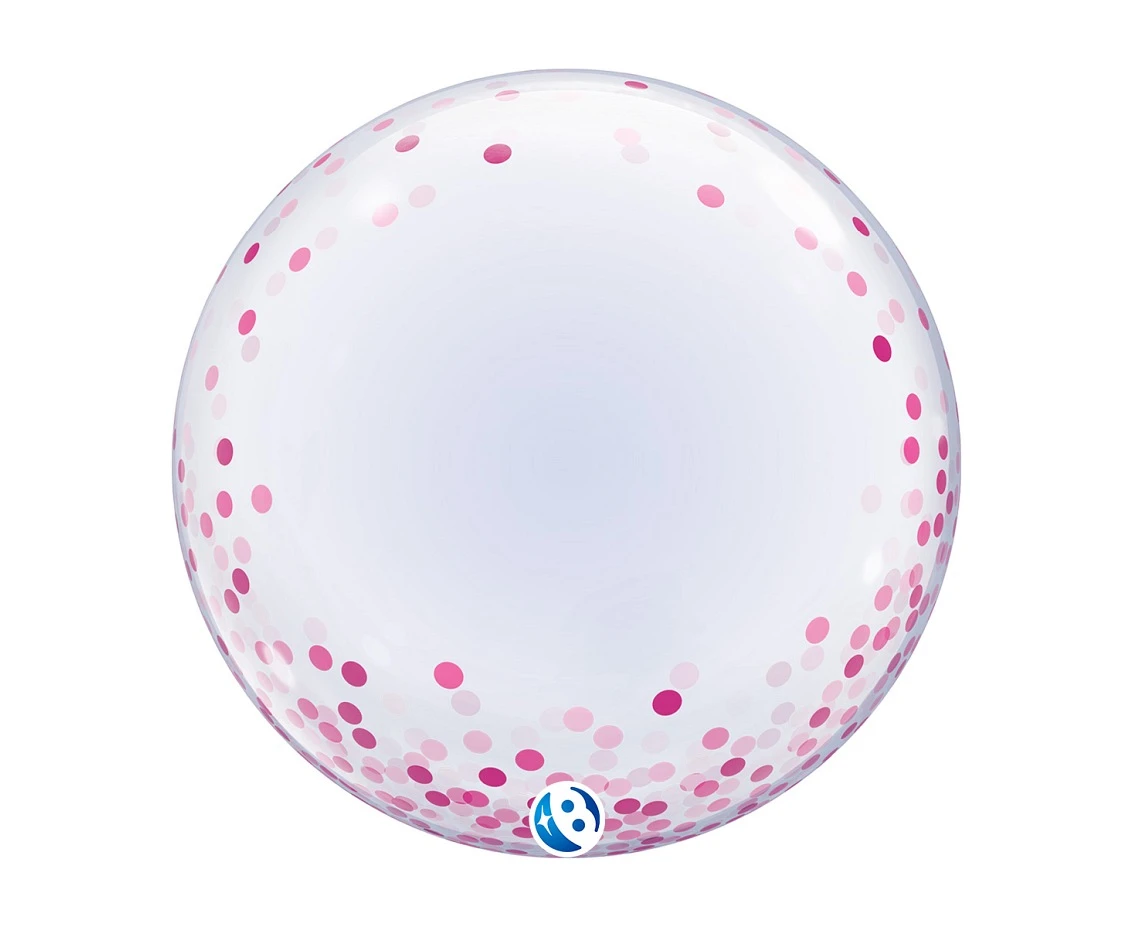 Balloon Takara DECO Pink Confetti Dots, 24"