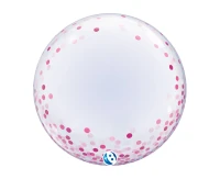 Balloon Takara DECO Pink Confetti Dots, 24"