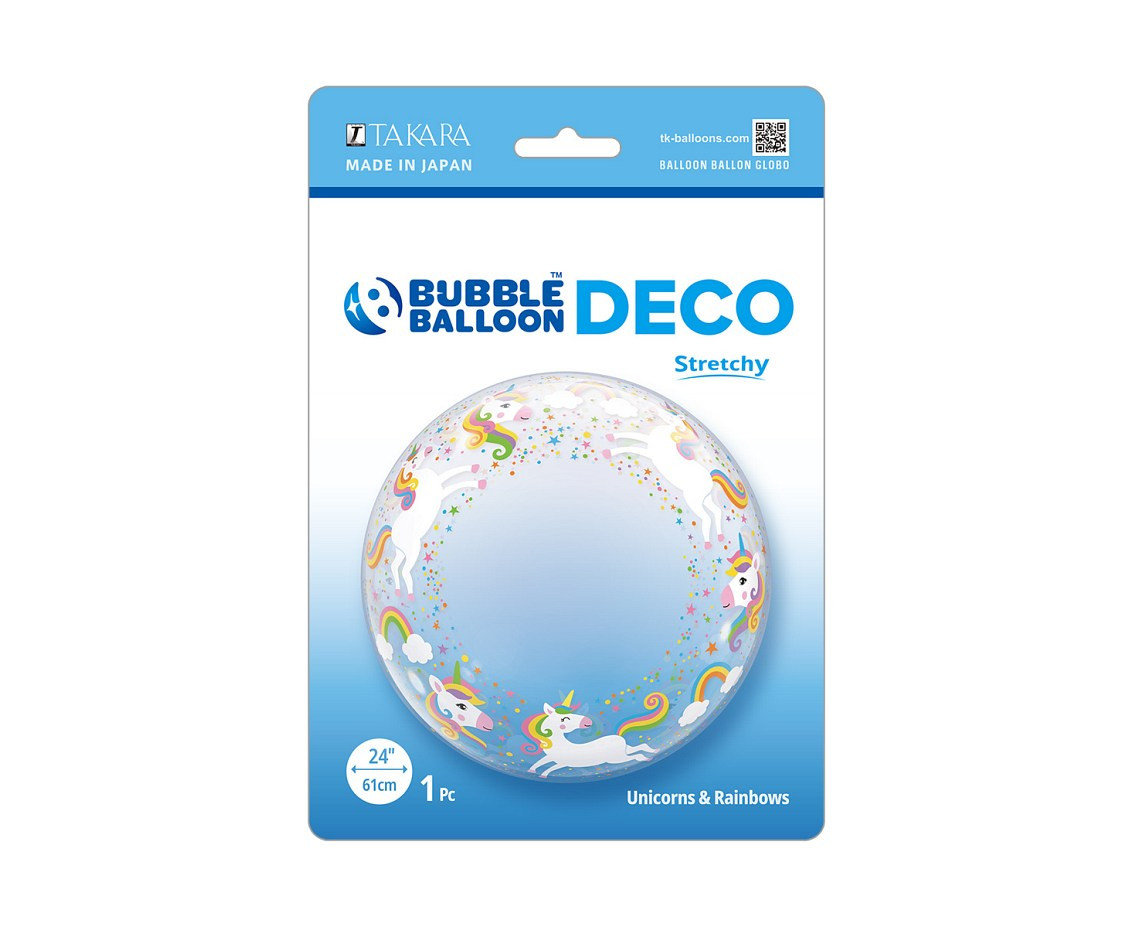 Balloon Takara DECO Unicorns and Rainbows, 24"
