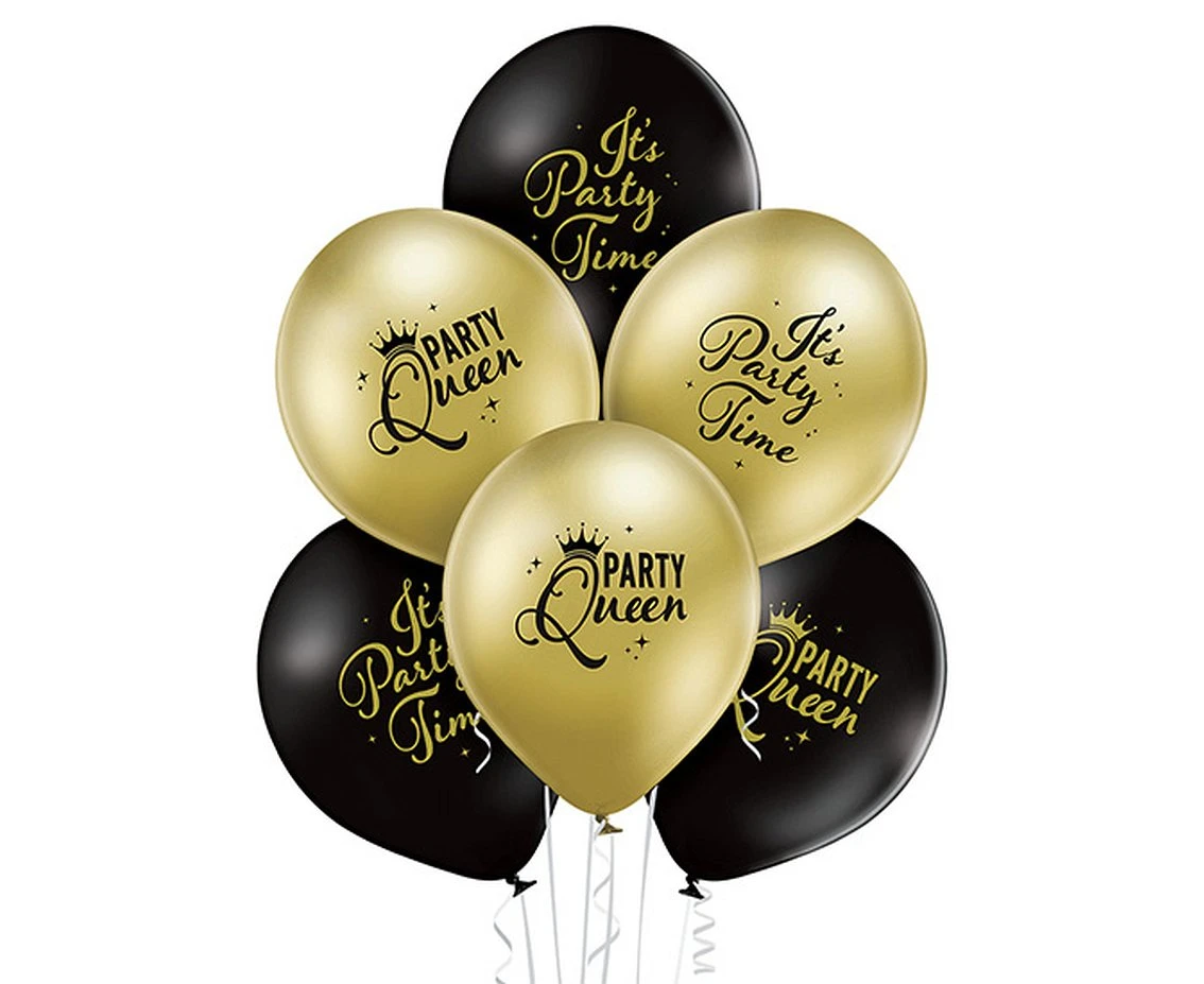 Balloons Belbal 12", D11, party queen, 6pcs